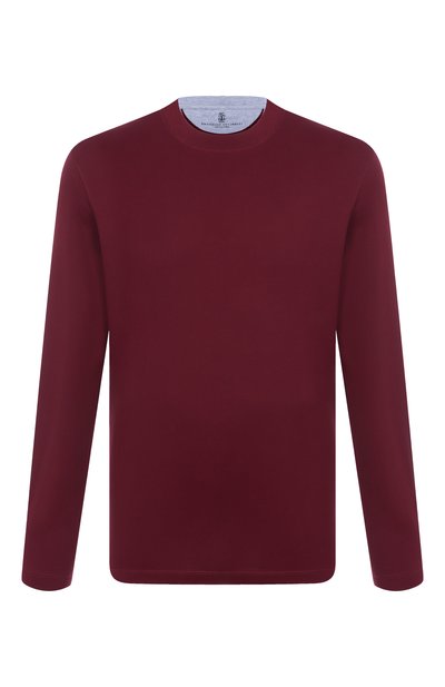 Мужская хлопковый лонгслив BRUNELLO CUCINELLI, арт. M0B137433