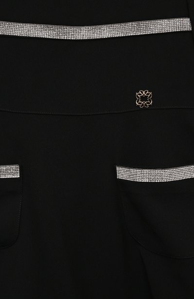 Платье ELIE SAAB JUNIOR черного цвета по цене 59950 руб., арт. EFAB042 TS0802, фото 3 Платье ELIE SAAB JUNIOR, арт. EFAB042 TS0802, фото 3