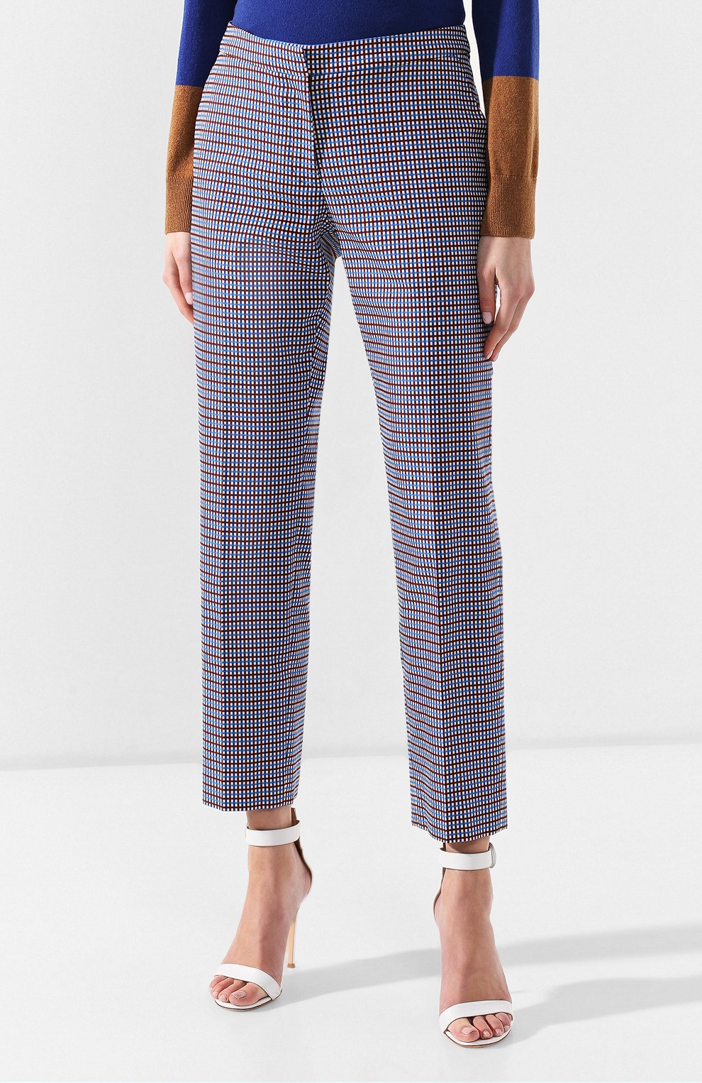 Брюки в клетку DRIES VAN NOTEN, арт. 191-30958-7034, фото 3
