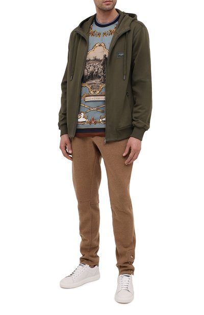 Шерстяные брюки DOLCE & GABBANA, арт. GXC55T/JAM8L, фото 2