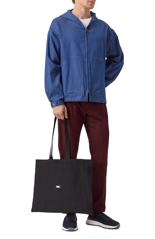 Сумка-шопер Kiton UBA0070001 Чёрный  UBA0070001 Фото 7