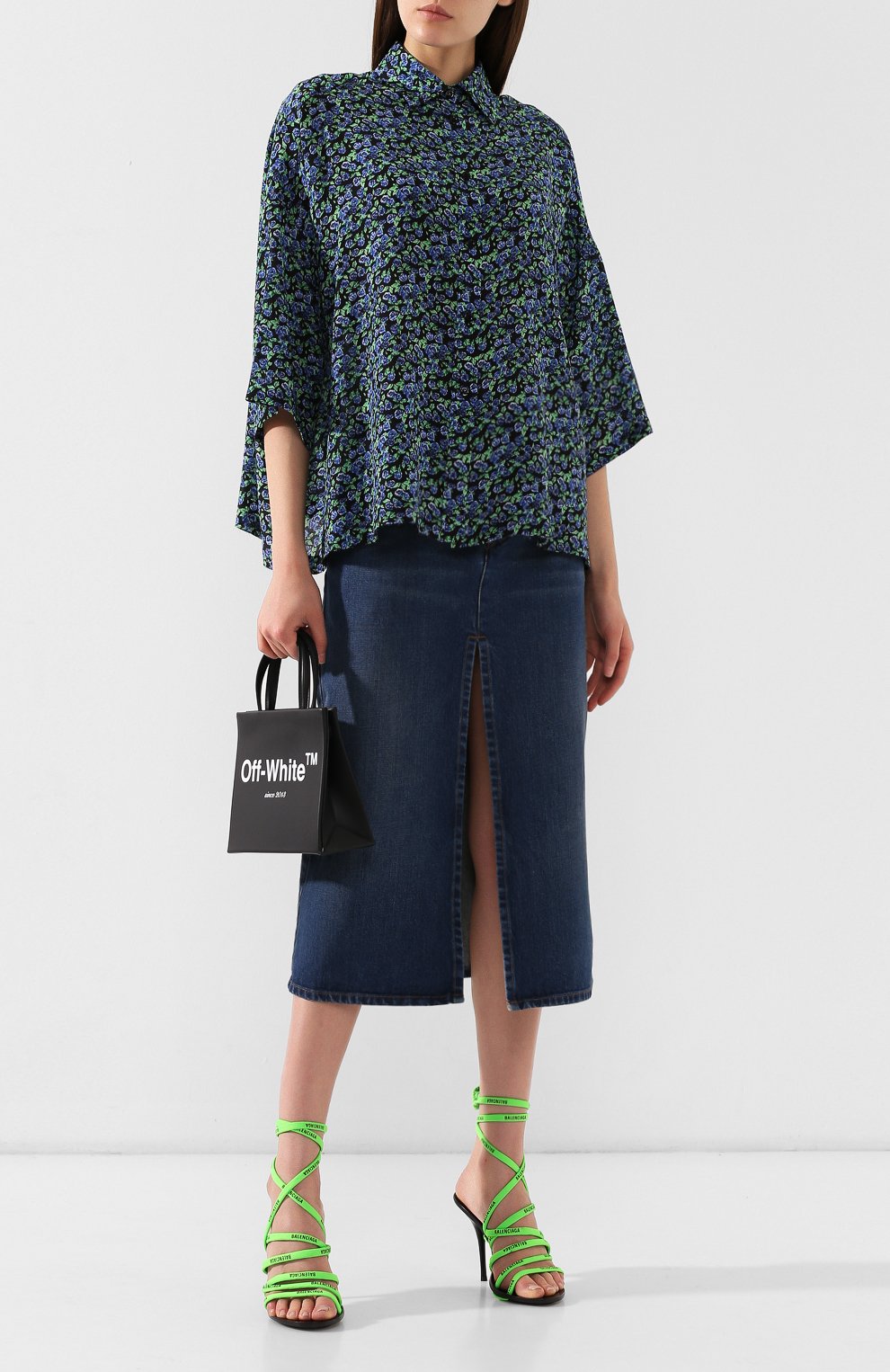 Шелковая рубашка BALENCIAGA, арт. 571263/TFL05, фото 2