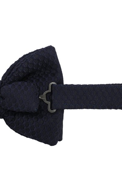 Шелковый галстук-бабочка TOM FORD темно-синего цвета по цене 28600 руб., арт. 5TF02/4CH, фото 3 Шелковый галстук-бабочка TOM FORD, арт. 5TF02/4CH, фото 3