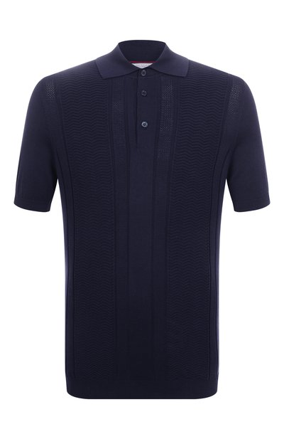 Мужская хлопковое поло BRUNELLO CUCINELLI, арт. M29203305