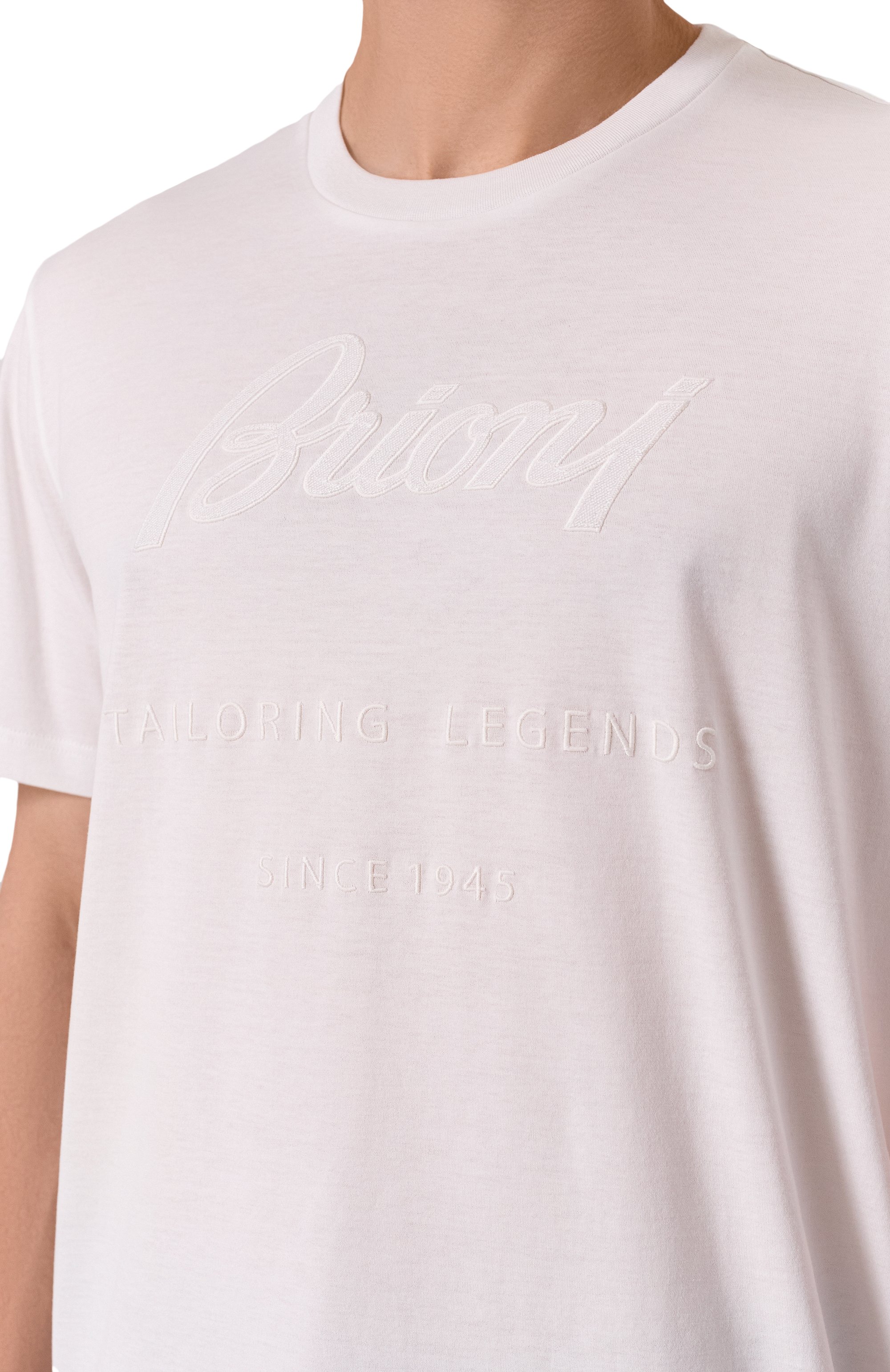 Хлопковая футболка BRIONI, арт. UJCH0L-OA621, фото 5