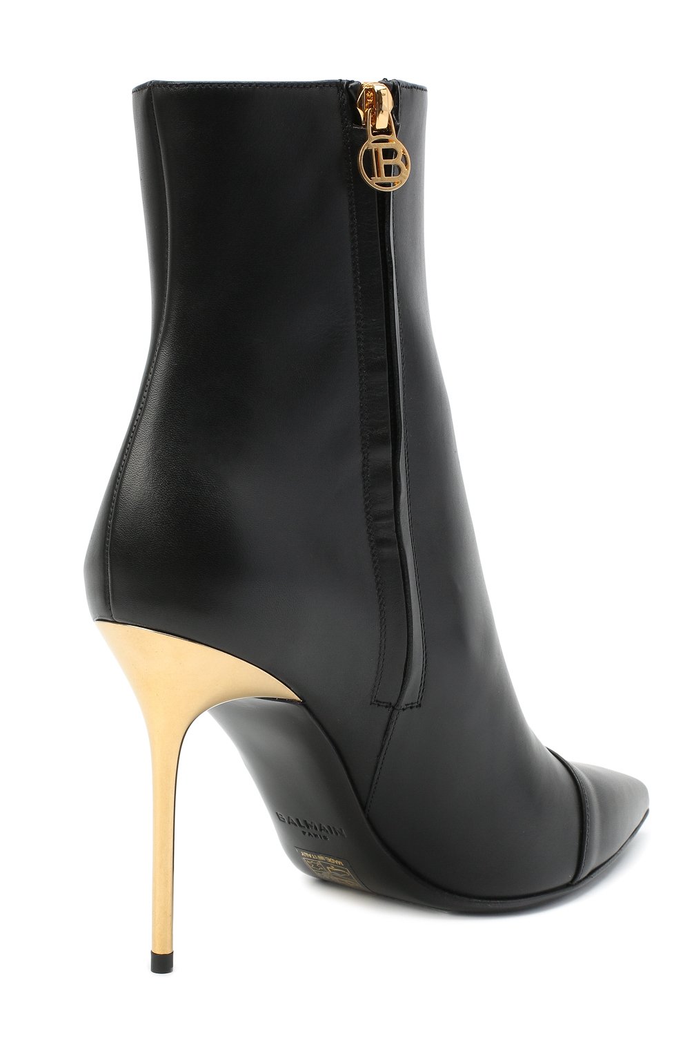 Кожаные ботильоны roni BALMAIN, арт. VN1C522/LGDT, фото 4