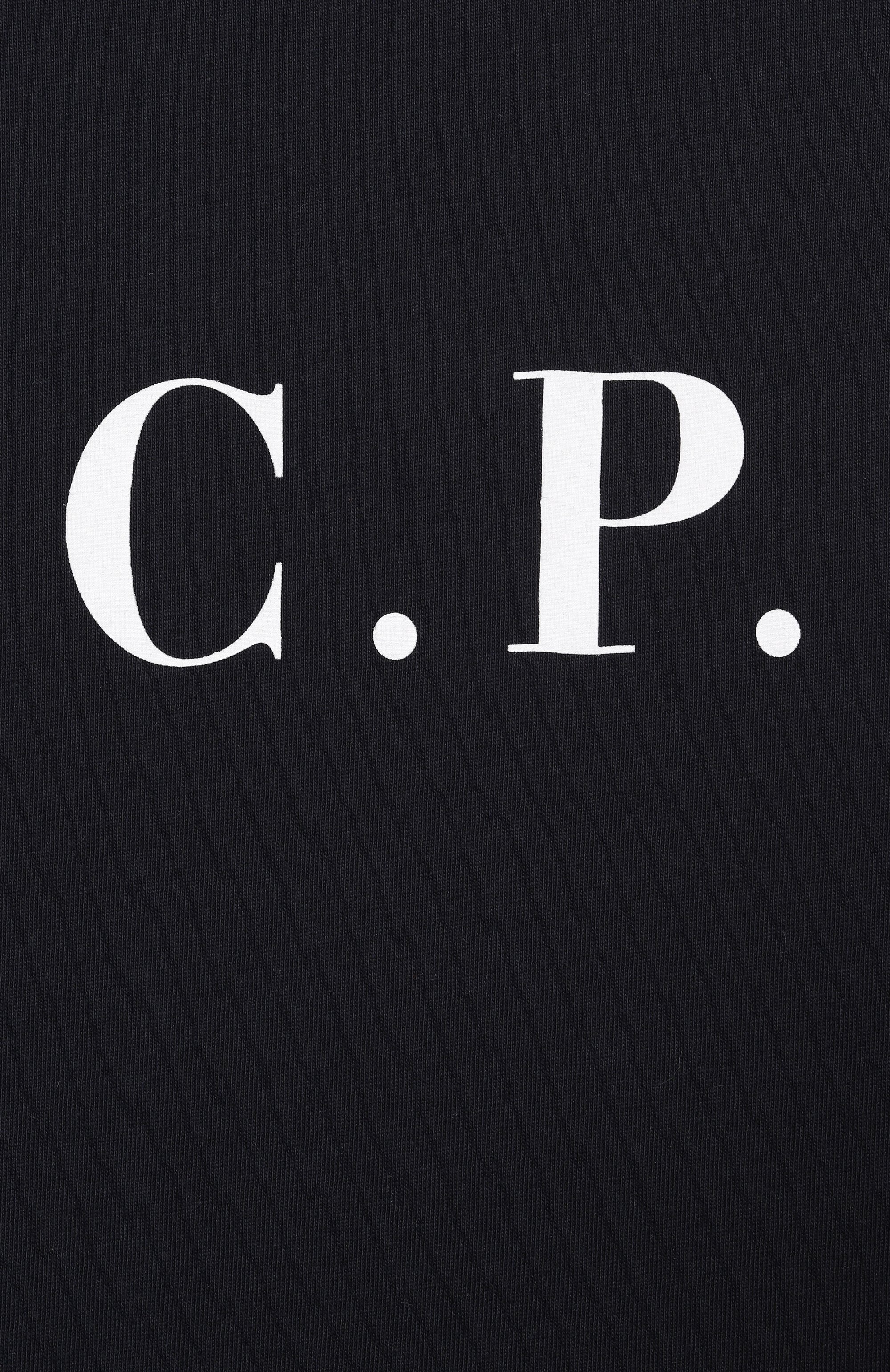 Хлопковая футболка C.P. COMPANY, арт. C0M00L/LAA17/4-8, фото 3