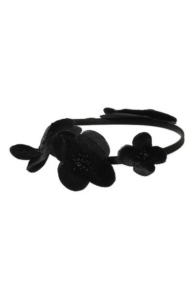 Ободок для волос PANFIL черного цвета по цене 19000 руб., арт. 0-T-vlflw, фото 3 Ободок для волос PANFIL, арт. 0-T-vlflw, фото 3