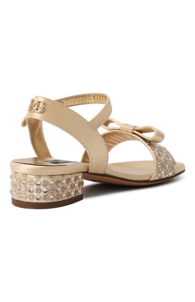 Текстильные босоножки DOLCE & GABBANA, арт. D11305/A4772/24-28, фото 3