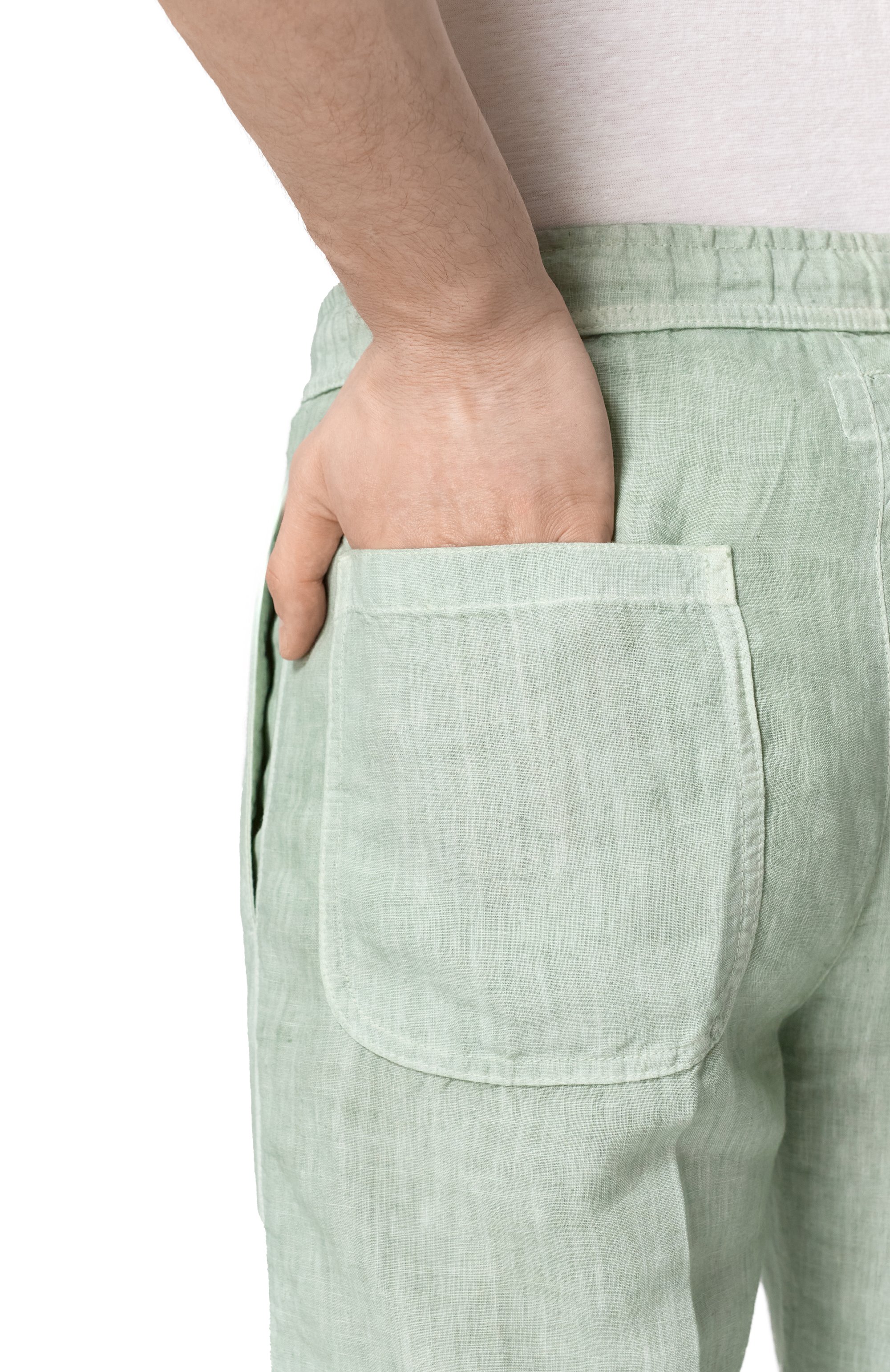 Льняные брюки 120% LINO, арт. 32ALIM29PT/0253/S00, фото 5