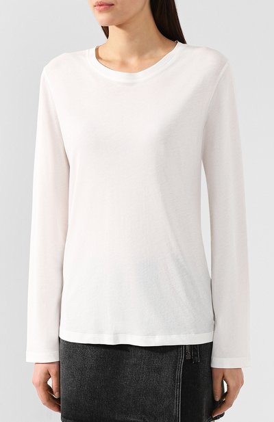 Хлопковый лонгслив TOM FORD белого цвета по цене 56650 руб., арт. TSJ242-FAX262, фото 3 Хлопковый лонгслив TOM FORD, арт. TSJ242-FAX262, фото 3