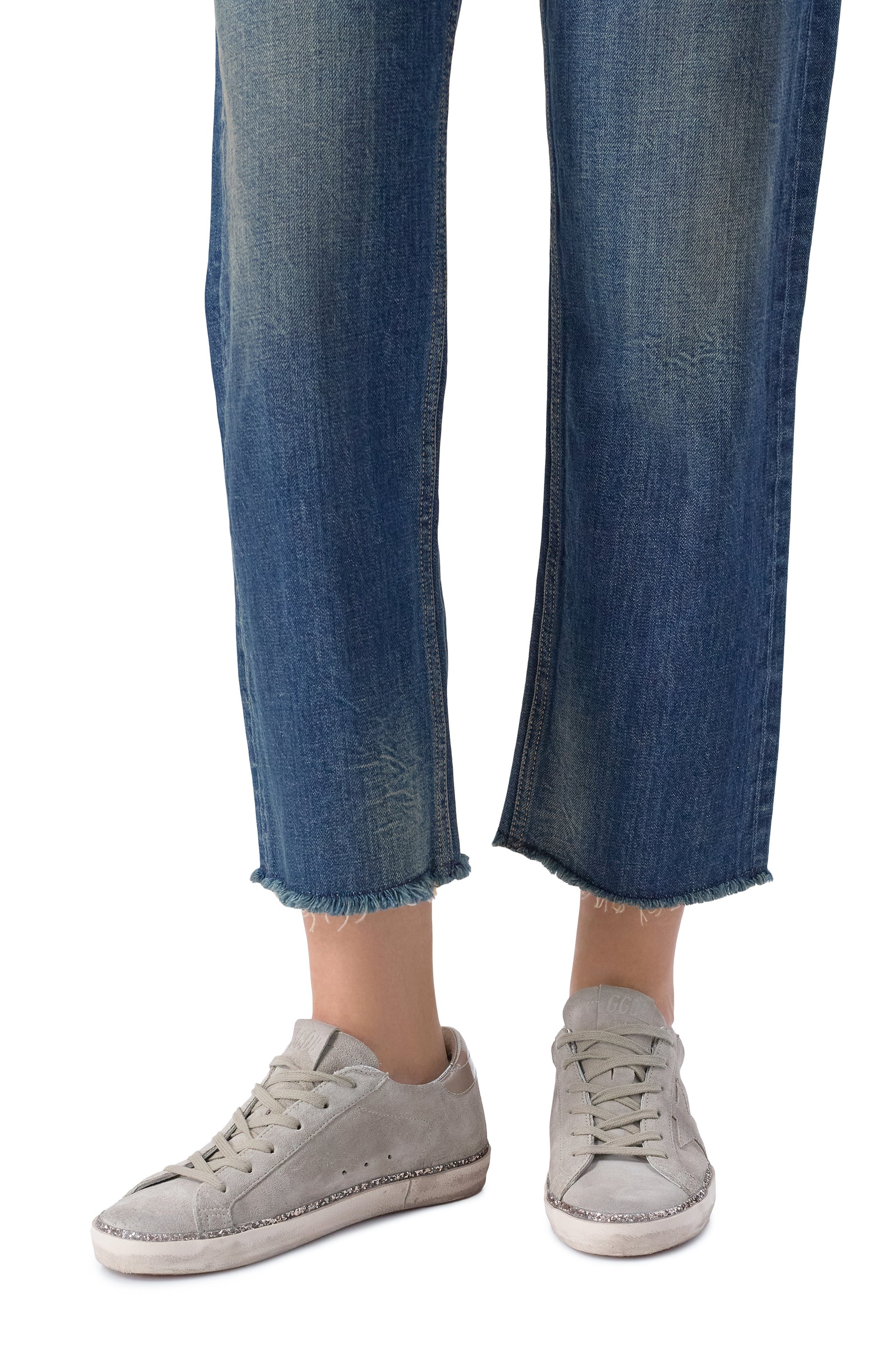 Замшевые кеды super-star GOLDEN GOOSE DELUXE BRAND, арт. GWF00857.F008059, фото 2