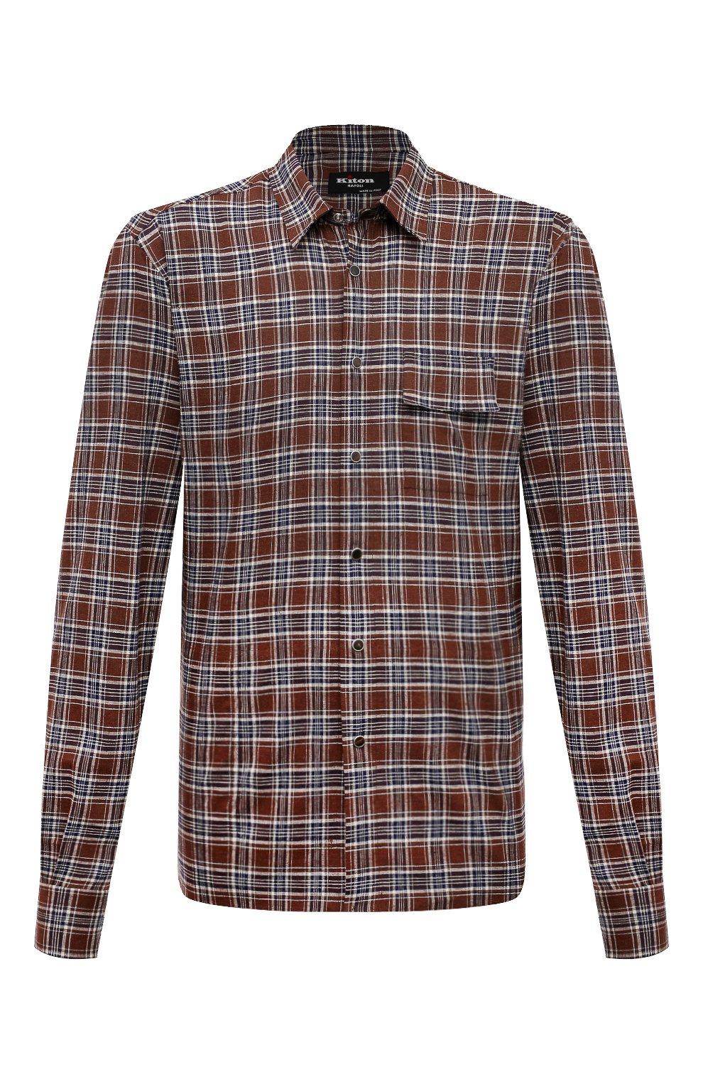 Льняная рубашка KITON, арт. UMCBUBAH08816, фото 1