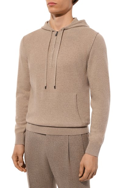 Худи из шерсти и кашемира CORNELIANI, арт. 94M571-9425168, фото 3