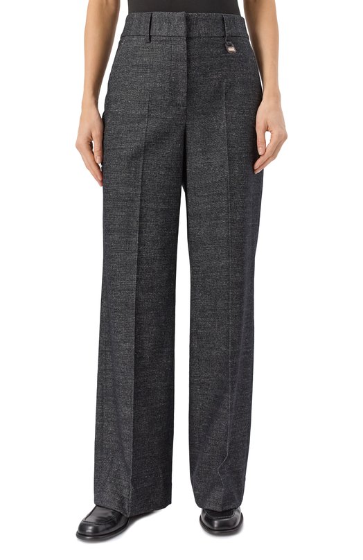 Брюки из шерсти и вискозы Lorena Antoniazzi PA01H/5026 Серый  PA01H/5026 Фото 3