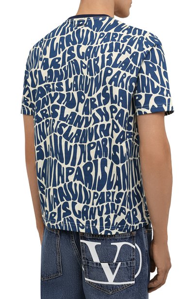 Хлопковая футболка LANVIN, арт. RM-TS0002-J053-A21, фото 4