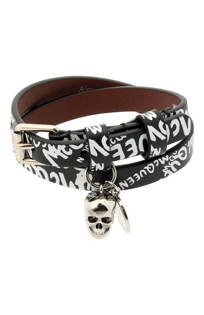 Кожаный браслет ALEXANDER MCQUEEN, арт. 554466/1XP0K, фото 1