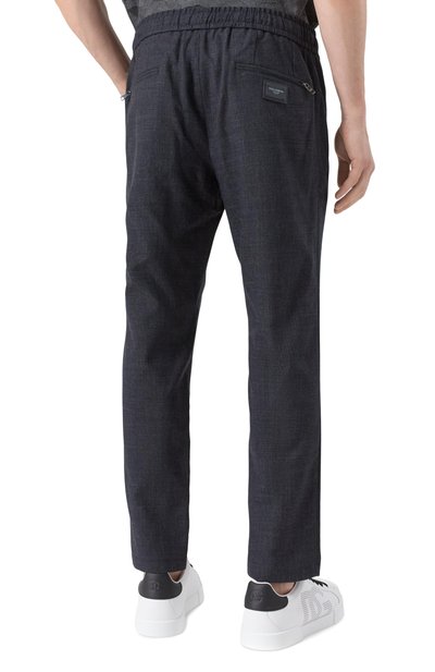 Брюки из шерсти и хлопка DOLCE & GABBANA, арт. GYACET/GJ795, фото 4