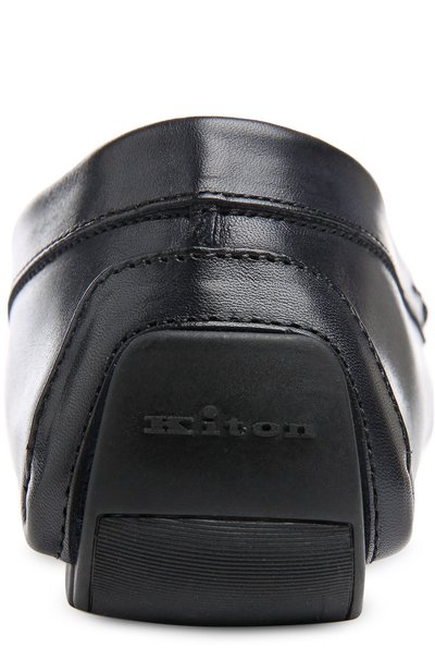 Кожаные мокасины с перемычкой KITON, арт. USSAIRT/N125, фото 3