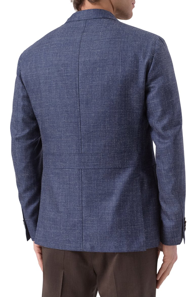Пиджак из шерсти и шелка LUIGI BIANCHI, арт. 2564/52003, фото 6