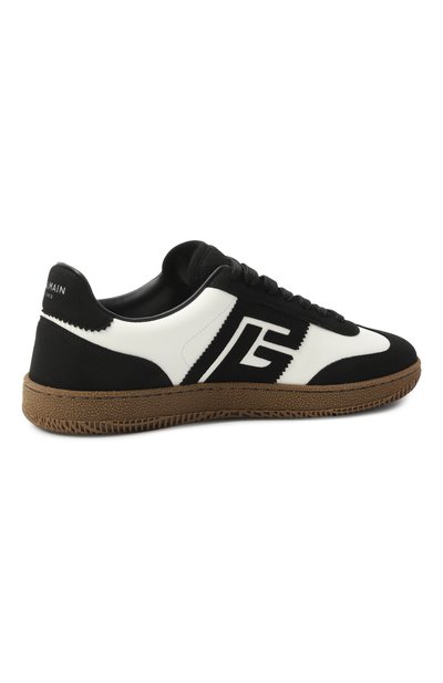 Комбинированные кеды swan BALMAIN черного цвета по цене 69350 руб., арт. FN0VI735/LBEW, фото 5 Комбинированные кеды swan BALMAIN, арт. FN0VI735/LBEW, фото 5