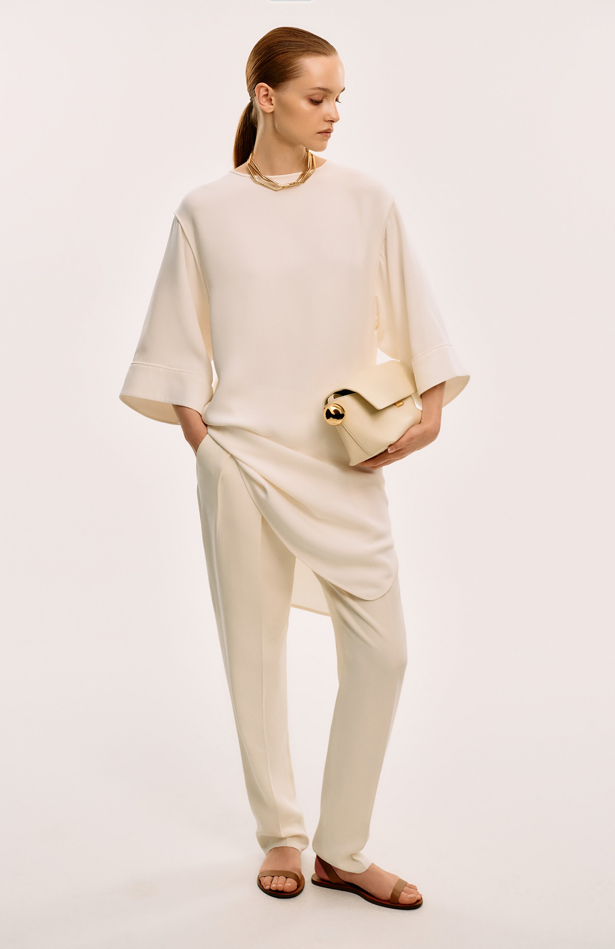 Шелковые брюки GIORGIO ARMANI, арт. GW000641/TE14756, фото 7