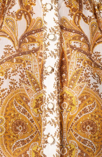 Блузка из смеси льна и шелка ZIMMERMANN белого цвета по цене 109000 руб., арт. 5852TZIP, фото 5 Блузка из смеси льна и шелка ZIMMERMANN, арт. 5852TZIP, фото 5