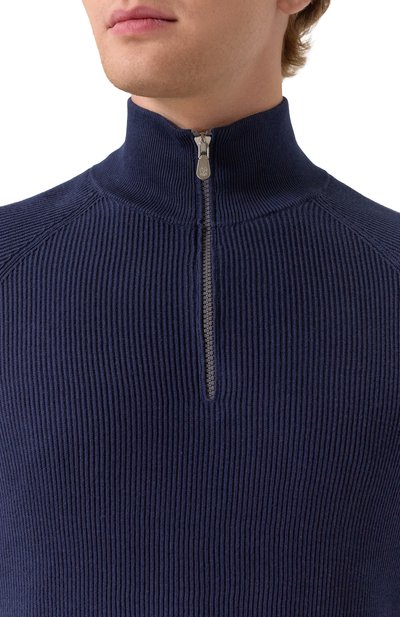 Хлопковый джемпер BRUNELLO CUCINELLI, арт. M29400104, фото 5