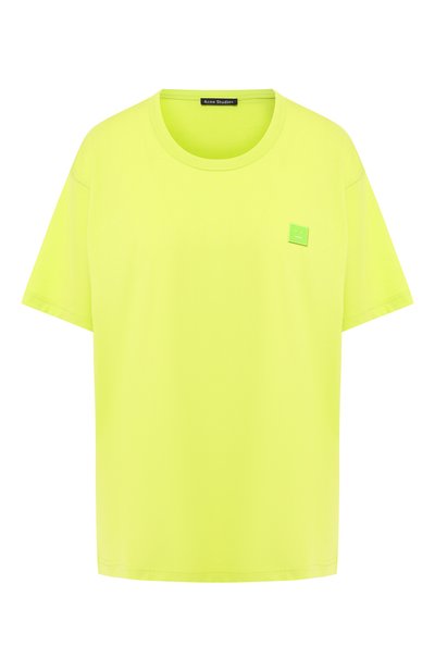 Женская хлопковая футболка ACNE STUDIOS, арт. 25E173/W
