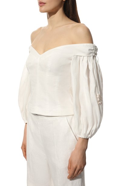 Льняной топ ZIMMERMANN, арт. 2882TP0S, фото 3