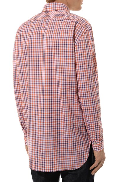 Хлопковая рубашка KITON, арт. UCIH08879, фото 4