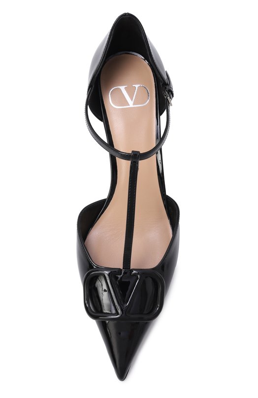 Лакированные туфли VLogo Signature 65 Valentino 8W2S0NP7/TMK Чёрный  8W2S0NP7/TMK Фото 6