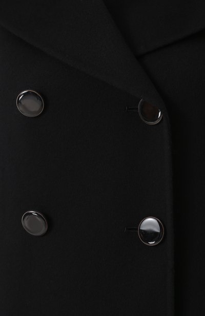 Удлиненное двубортное пальто GIORGIO ARMANI черного цвета по цене 391000 руб., арт. ZAL06T/ZA116, фото 5 Удлиненное двубортное пальто GIORGIO ARMANI, арт. ZAL06T/ZA116, фото 5