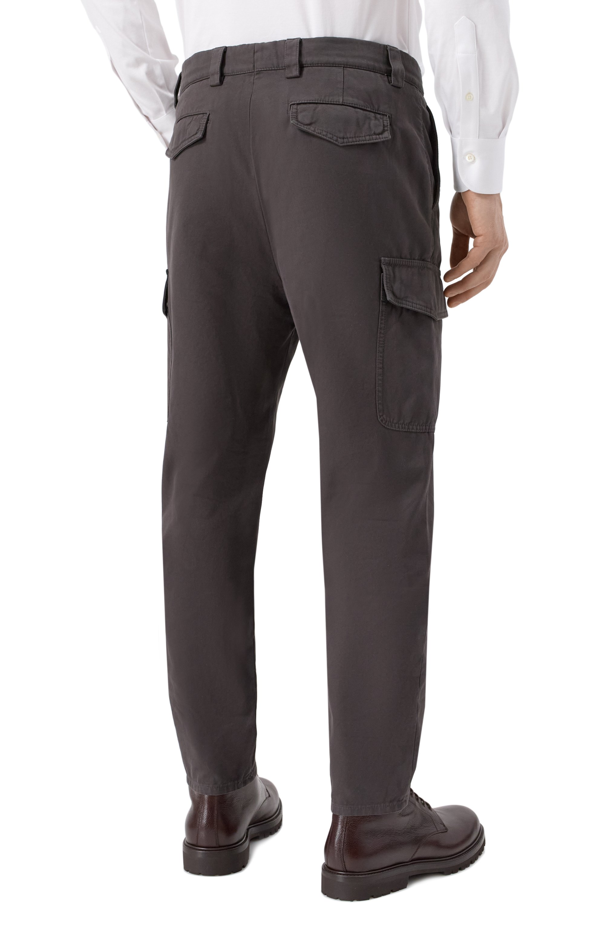 Хлопковые брюки-карго BRUNELLO CUCINELLI, арт. M252DE1890, фото 4