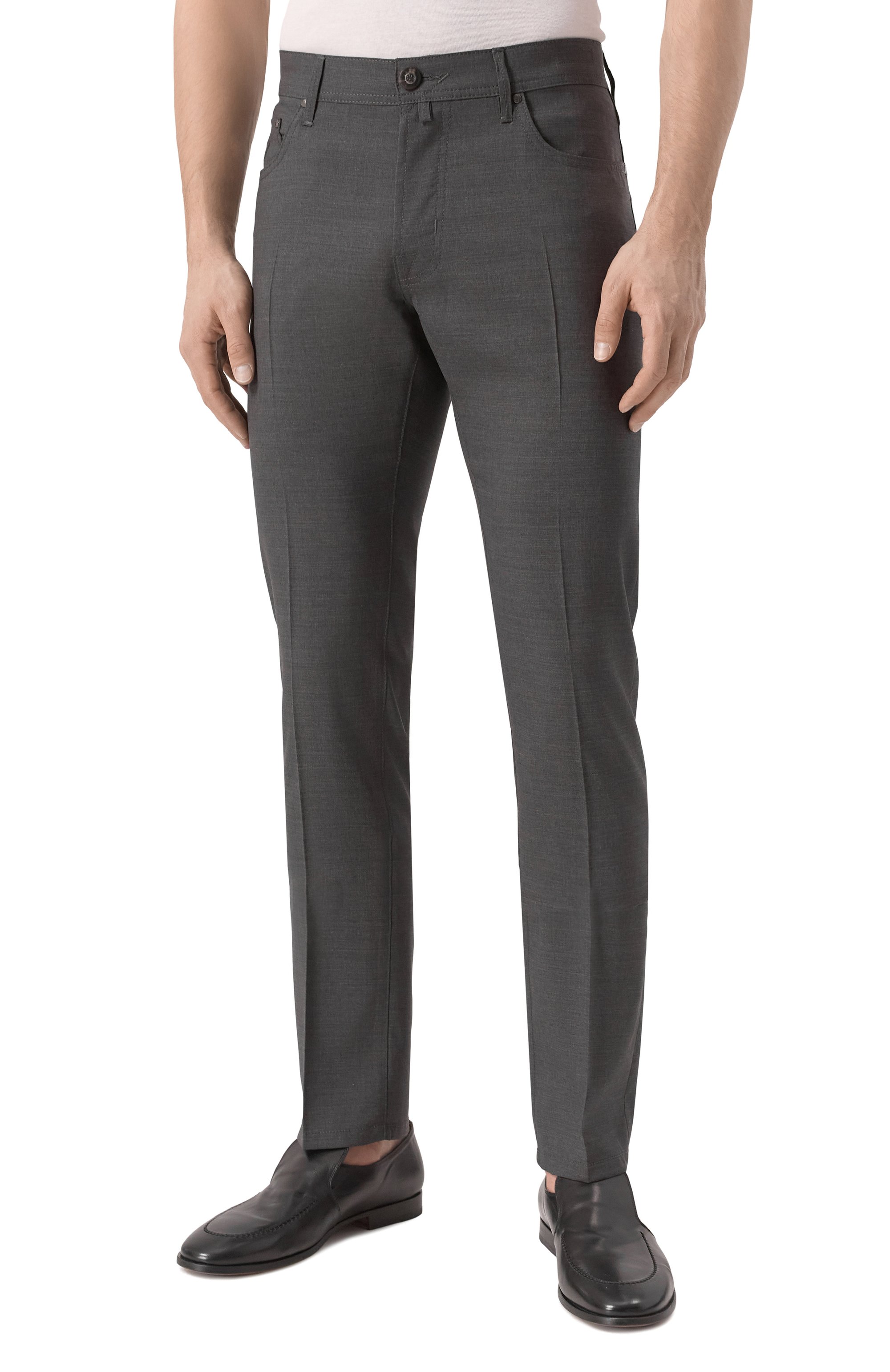 Шерстяные брюки JACOB COHEN, арт. 25E P/JUM_QW004 001 S3794 RW, фото 3