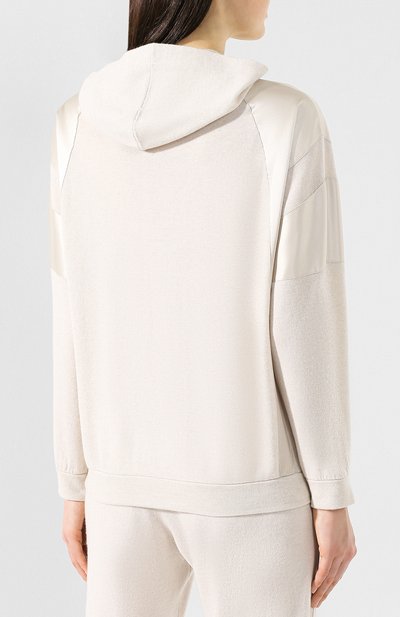 Кашемировый кардиган BRUNELLO CUCINELLI кремового цвета по цене 425500 руб., арт. M12169506, фото 4 Кашемировый кардиган BRUNELLO CUCINELLI, арт. M12169506, фото 4