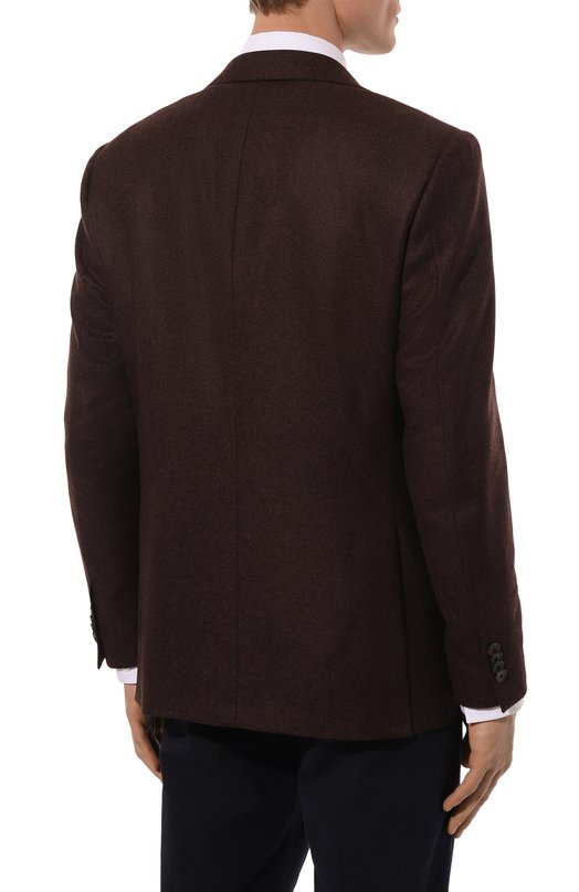 Пиджак из шерсти и кашемира Corneliani 946008-9418267 Бордовый  946008-9418267 Фото 6