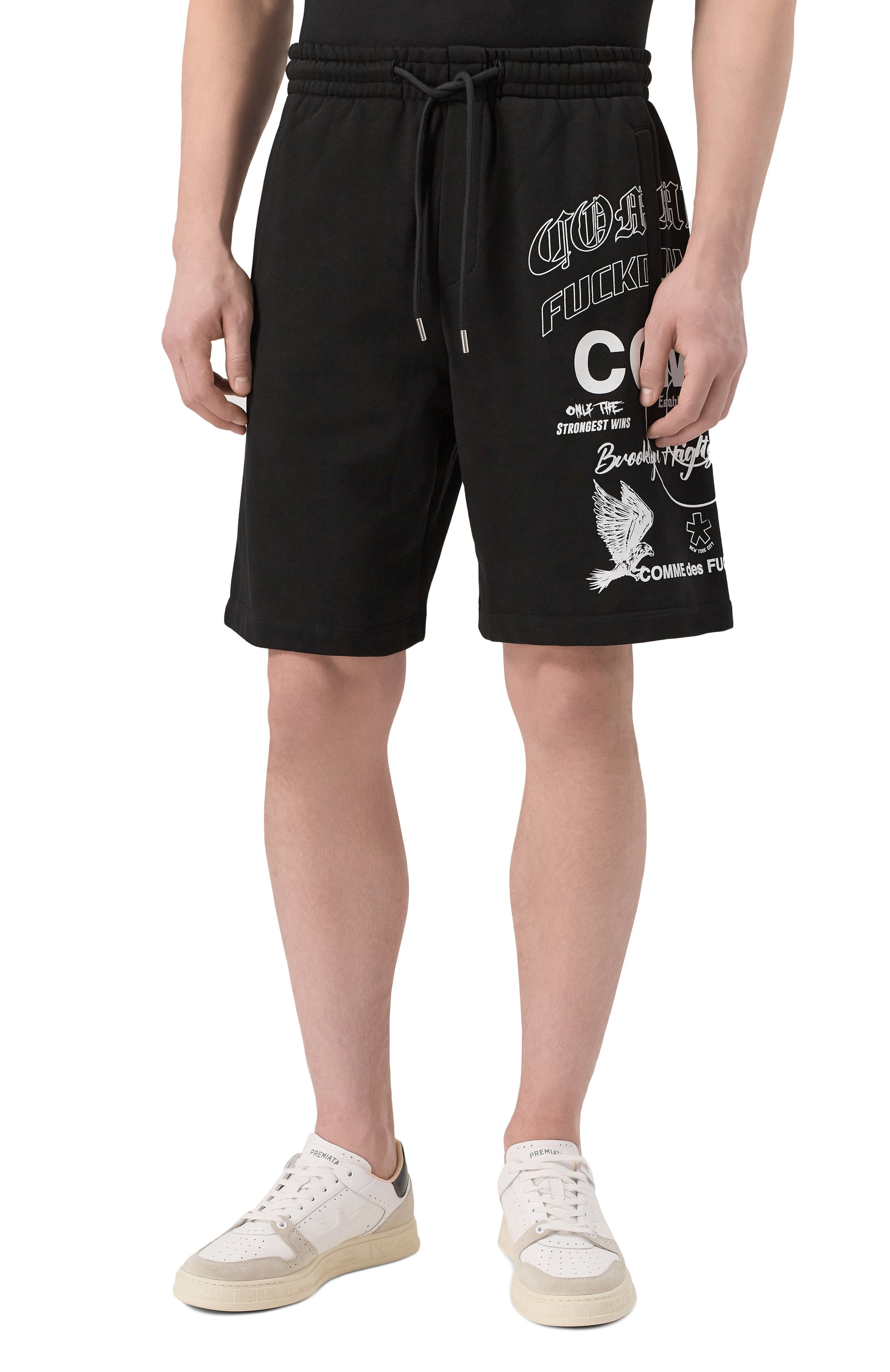 Хлопковые шорты COMME DES FUCKDOWN, арт. CFABM01543, фото 3