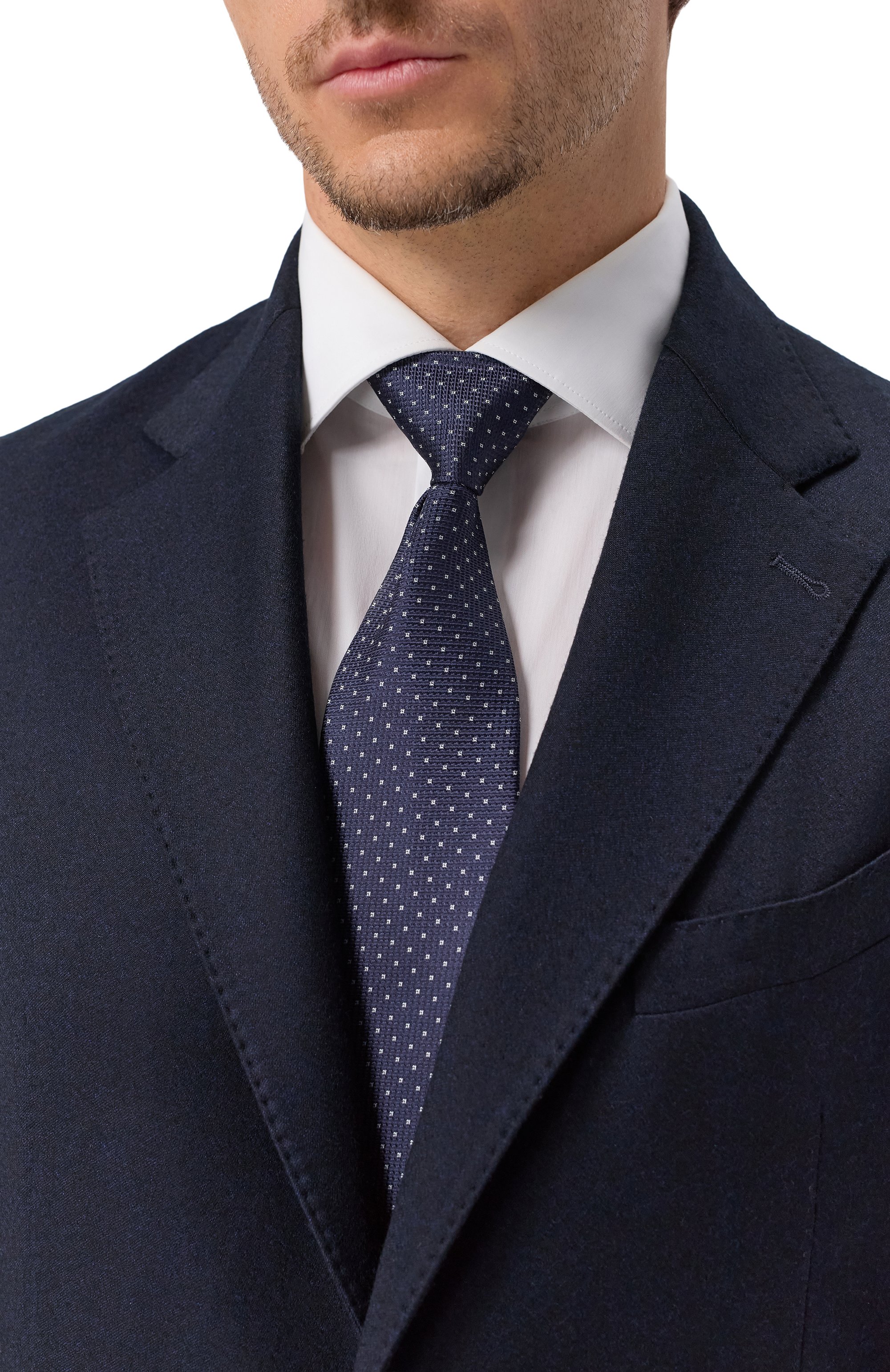 Шелковый галстук CANALI, арт. 18/HJ04522, фото 2