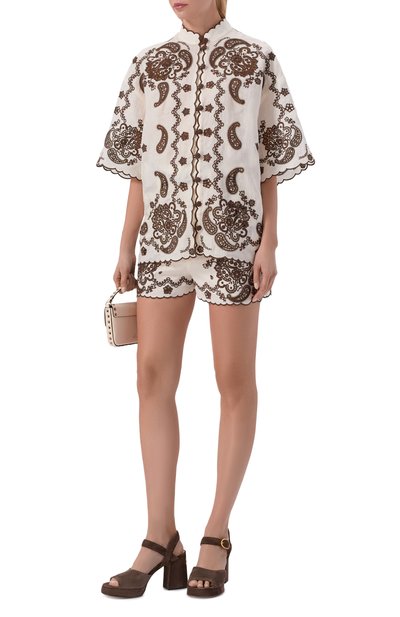 Замшевые босоножки fawcette 100 VALENTINO, арт. 8W0S0MI1/DHU, фото 3