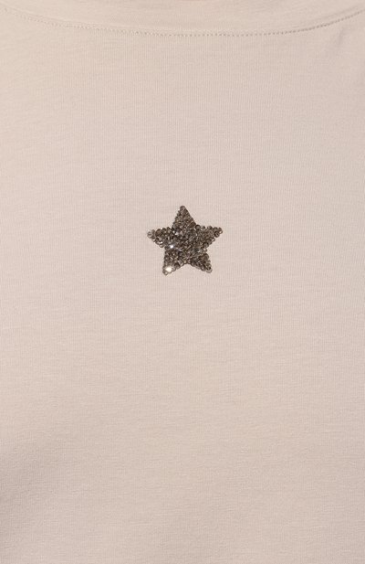 Хлопковая футболка LORENA ANTONIAZZI, арт. TS24AP/9999, фото 5