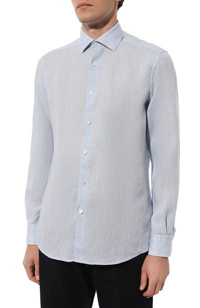 Льняная рубашка ZEGNA, арт. UDX38A7/SRF5, фото 3