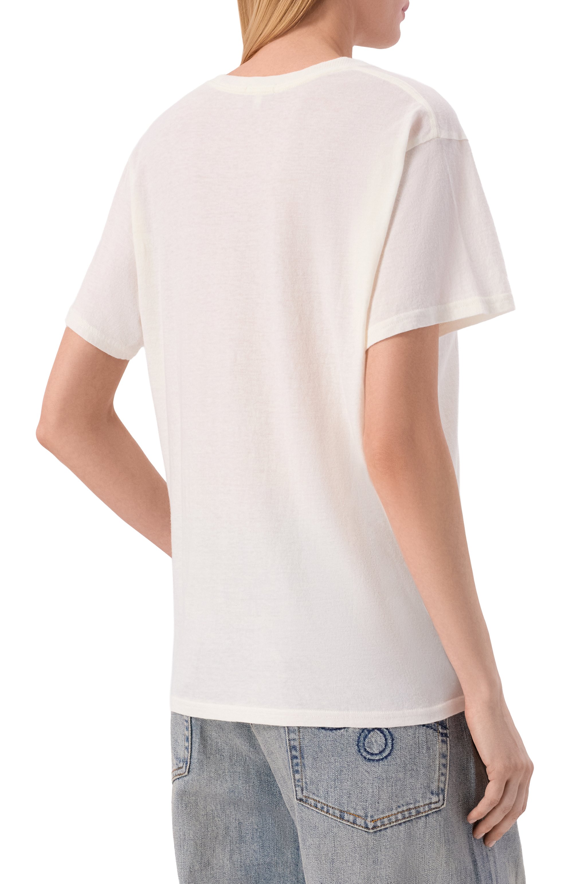 Футболка из хлопка и кашемира R13, арт. R13WK001-K135B, фото 4