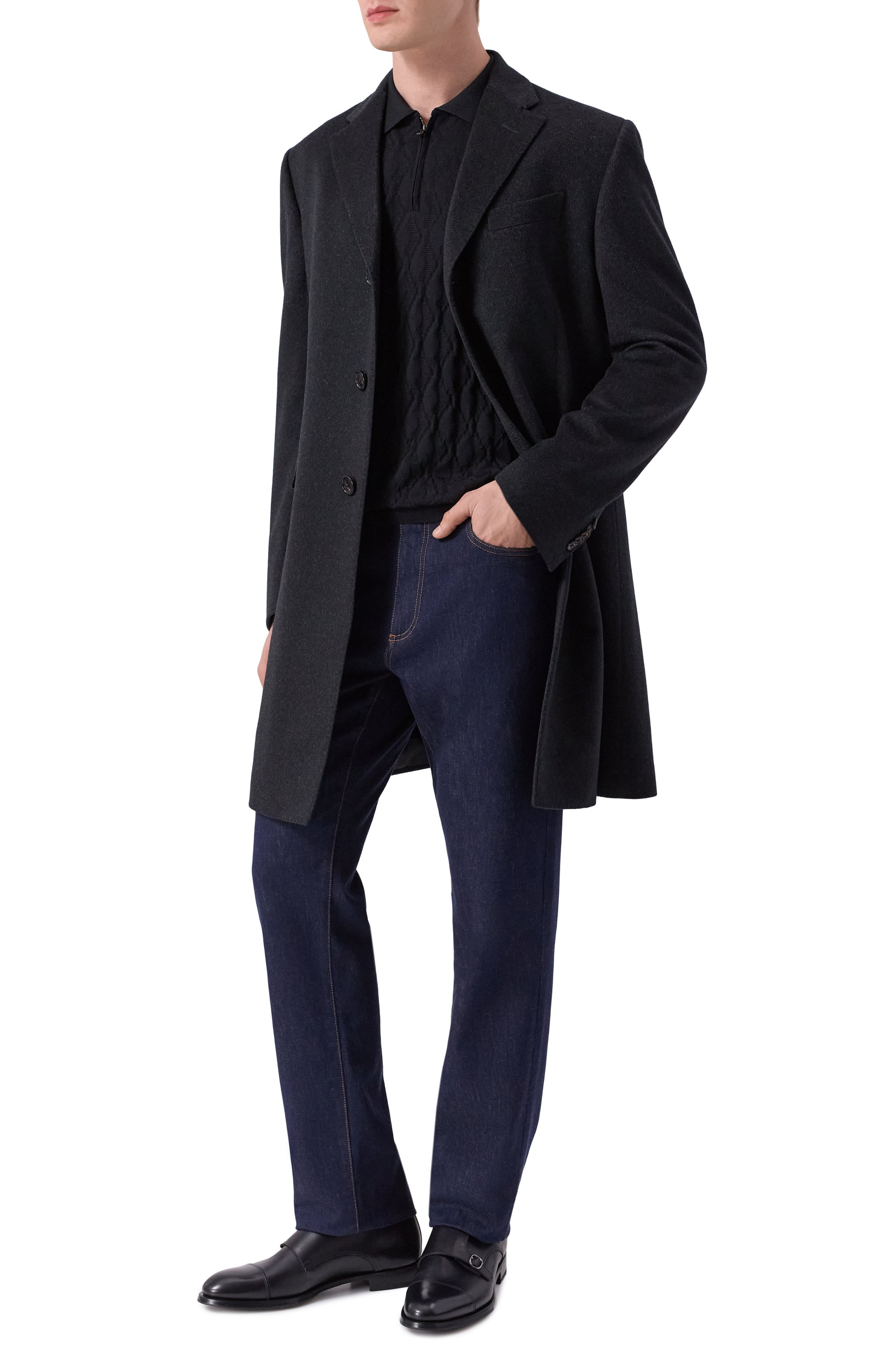 Поло из шерсти и шелка STEFANO RICCI, арт. KE08018P30/E25476, фото 2