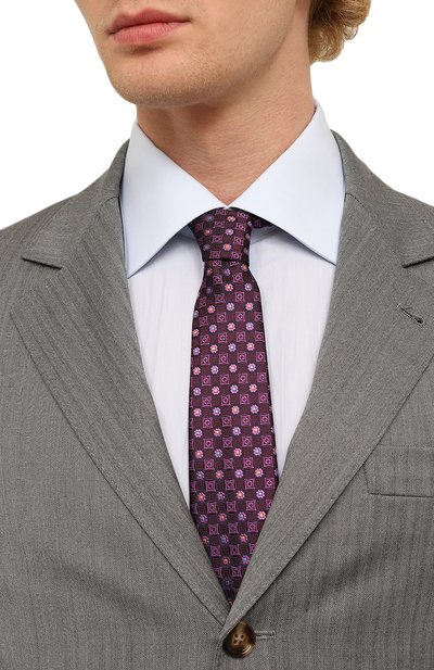 Шелковый галстук CANALI, арт. 18/HJ03778, фото 2