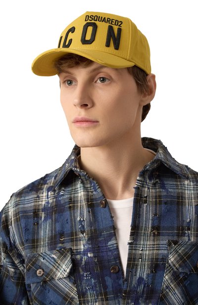 Хлопковая бейсболка icon DSQUARED2, арт. BCM0412 05C00001, фото 2