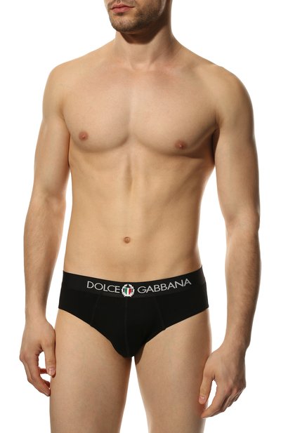 Мужские хлопковые брифы DOLCE & GABBANA, арт. M3C01J/FUECG