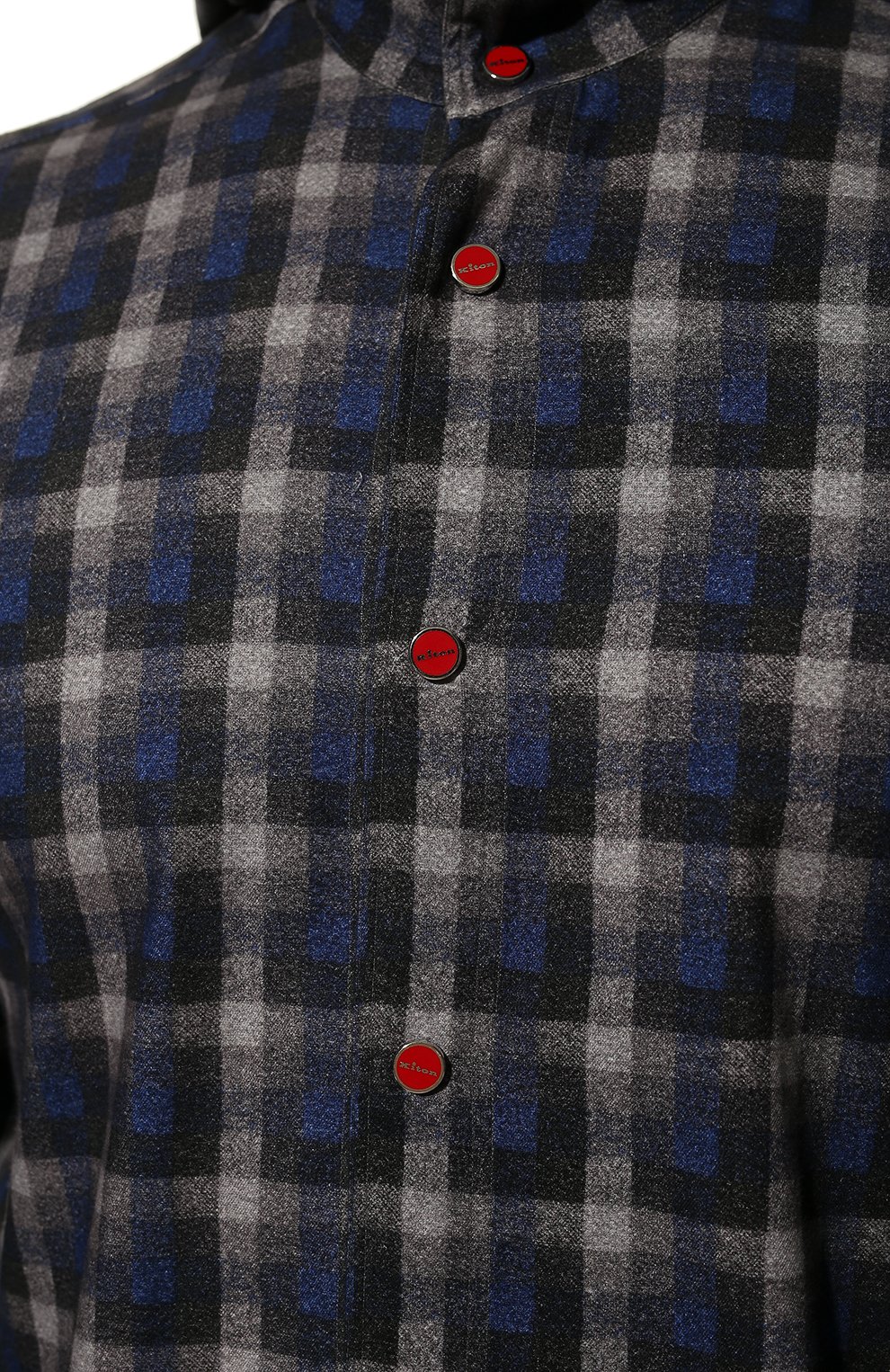 Хлопковая рубашка KITON, арт. UMCMARH0830801, фото 5