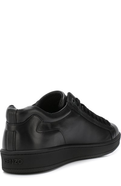 Кожаные кеды KENZO черного цвета по цене 36950 руб., арт. 5SN127L50, фото 4 Кожаные кеды KENZO, арт. 5SN127L50, фото 4