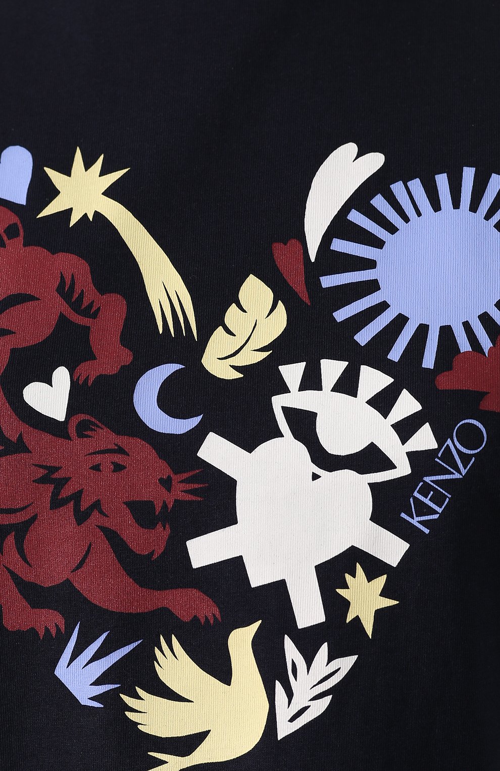 Хлопковая футболка KENZO, арт. FA52TS9614W8, фото 5